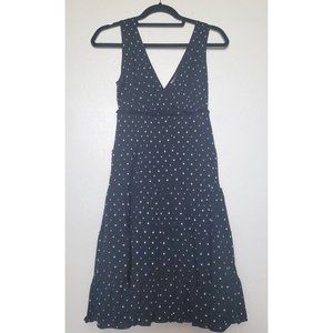 Style & Co black polka dot dress